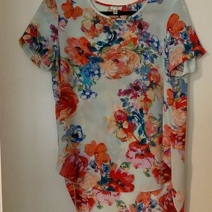 Floral Chiffon Shirt